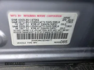 2016 Mitsubishi Outlander Sport 2.4 ES with VIN JA4AR3AW1GZ046077, listed as a Copart auction lot 48413135 with 99,790 mi miles and Clean Title. Bid and sale history available at carsss.com. Image 10.