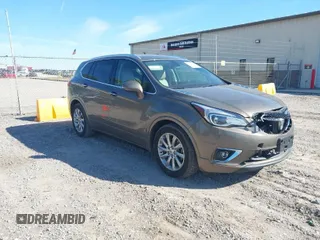 2019 Buick Envision Essence with VIN LRBFXCSA2KD121068, listed as a IAAI auction lot 41676264 with 60,852 mi miles and . Bid and sale history available at carsss.com. Image 1.