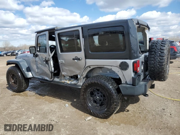 2016 Jeep Wrangler Unlimited Sport with VIN 1C4BJWDG1GL146772, listed as a Copart auction lot 49782385 with 87,286 mi miles and Salvage Title. Bid and sale history available at DreamBid. Image 2.