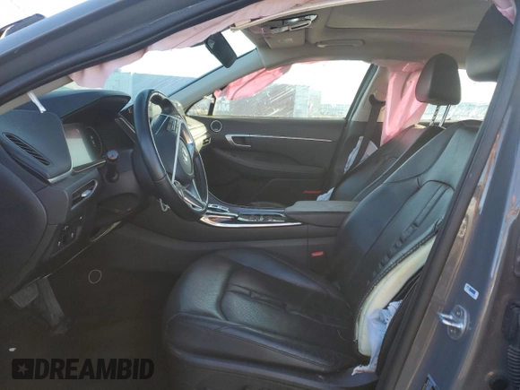 2020 Hyundai Sonata SEL z VIN 5NPEF4JAXLH035350, wystawiony jako Copart lot #49382765 z przebiegiem 80 259 mil mil oraz Szkoda całkowita • Salvage title. Historia ofert i sprzedaży dostępna na DreamBid. Obrazek 7.