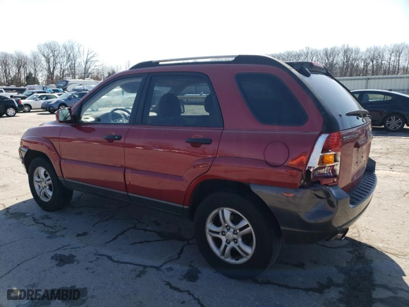 2006 Kia Sportage LX with VIN KNDJF723X67196077, listed as a Copart auction lot 47399434 with 212,825 mi miles and Salvage Title. Bid and sale history available at carsss.com. Image 2.