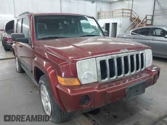 2007 Jeep Commander Sport with VIN 1J8HG48K97C518217, listed as a IAAI auction lot 42124862 with 198,371 mi miles. Bid and sale history available at carsss.com. Image 1.