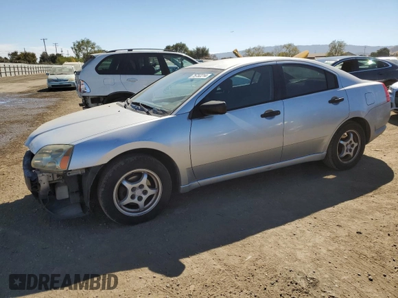 2004 Mitsubishi Galant DE with VIN 4A3AB26F04E144255, listed as a Copart auction lot 75752214 with 146,490 mi miles and Salvage Title. Bid and sale history available at carsss.com. Image 1.