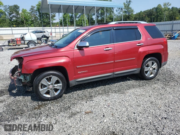 2014 GMC Terrain SLT with VIN 2GKALTEK7E6168289, listed as a Copart auction lot 62081905 with 154,690 mi miles and Salvage title. Bid and sale history available at DreamBid. Image 1.