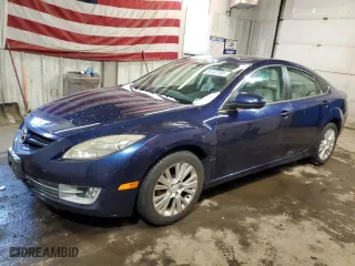 2010 Mazda Mazda6 i Touring Plus with VIN 1YVHZ8CH1A5M33401, listed as a Copart auction lot 88437335 with 121,574 mi miles and Salvage Title. Bid and sale history available at carsss.com. Image 1.