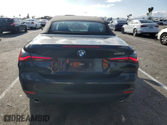 2023 BMW 4 Series 430i z VIN WBA23AT04PCL64980, wystawiony jako Copart lot #44556463 z przebiegiem 6 729 mil mil oraz . Historia ofert i sprzedaży dostępna na DreamBid. Obrazek 6.