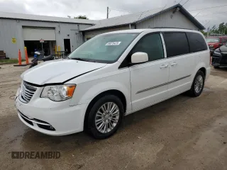 2015 Chrysler Town & Country Touring L z VIN 2C4RC1CGXFR675219, wystawiony jako Copart lot #58075425 z przebiegiem 125 164 mil mil oraz Szkoda całkowita • Salvage title. Historia ofert i sprzedaży dostępna na DreamBid. Obrazek 1.