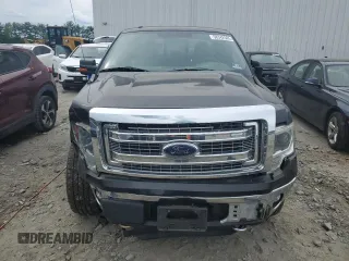 2014 Ford F-150 XL with VIN 1FTFX1EF6EFA22047, listed as a Copart auction lot 58342505 with 75,495 mi miles and Salvage title. Bid and sale history available at DreamBid. Image 5.