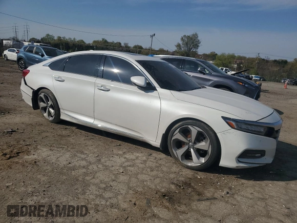 2018 Honda Accord Touring with VIN 1HGCV2F90JA014977, listed as a Copart auction lot 52817165 with 117,928 mi miles and Salvage title. Bid and sale history available at DreamBid. Image 4.