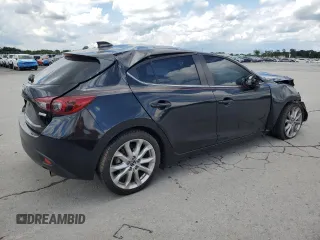 2014 Mazda 3 S Grand Touring with VIN JM1BM1M33E1215459, listed as a Copart auction lot 59188005 with Not provided miles and Salvage title. Bid and sale history available at DreamBid. Image 3.