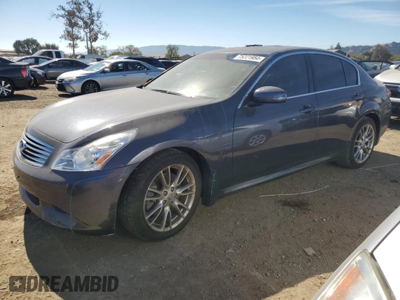 2008 Infiniti G35 Journey with VIN JNKBV61E78M211318, listed as a Copart auction lot 75221954 with Not Provided miles and Salvage Title. Bid and sale history available at DreamBid. Image 1.
