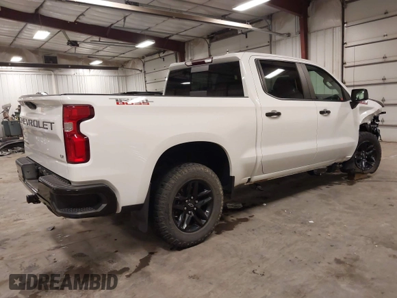 2021 Chevrolet Silverado 1500 LT Trail Boss with VIN 1GCPYFEL2MZ177616, listed as a IAAI auction lot 41941422 with 52,180 mi miles and . Bid and sale history available at DreamBid. Image 4.