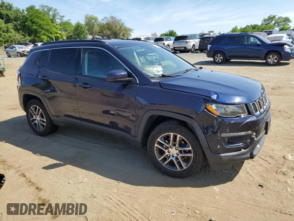 2020 Jeep Compass Latitude with VIN 3C4NJDBB6LT228908, listed as a Copart auction lot 59575014 with 55,618 mi miles and Salvage Title. Bid and sale history available at DreamBid. Image 4.