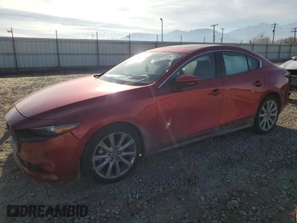 2020 Mazda 3 Premium with VIN 3MZBPBEM6LM126132, listed as a Copart auction lot 85824724 with 30,110 mi miles and Salvage Title. Bid and sale history available at DreamBid. Image 1.