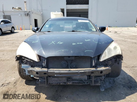 2010 Hyundai Genesis Coupe with VIN KMHHT6KD7AU015209, listed as a Copart auction lot 61807445 with 96,308 mi miles and Salvage title. Bid and sale history available at DreamBid. Image 5.