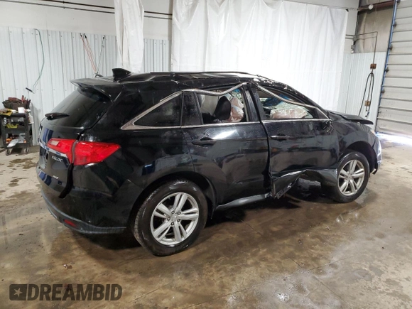 2013 Acura RDX with VIN 5J8TB4H33DL006166, listed as a Copart auction lot 49956645 with 0 mi miles and Salvage Title. Bid and sale history available at carsss.com. Image 3.