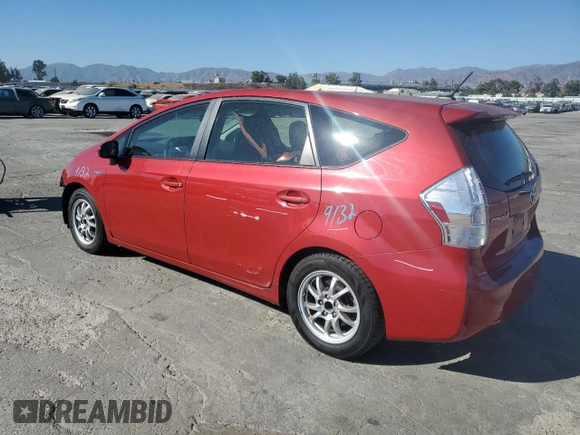 2013 Toyota Prius Two with VIN JTDZN3EU9D3201308, listed as a Copart auction lot 68709444 with 47,908 mi miles and Salvage Title. Bid and sale history available at carsss.com. Image 2.