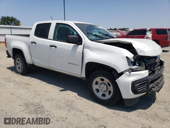 2022 Chevrolet Colorado 2WD Work Truck with VIN 1GCGSBEA2N1301022, listed as a Copart auction lot 58419155 with 80,859 mi miles and Salvage title. Bid and sale history available at DreamBid. Image 4.