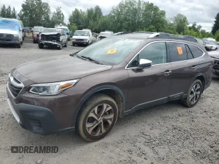 2020 Subaru Outback Touring z VIN 4S4BTAPC7L3173714, wystawiony jako Copart lot #60917345 z przebiegiem 61 593 mil mil oraz Szkoda całkowita • Salvage title. Historia ofert i sprzedaży dostępna na DreamBid. Obrazek 1.