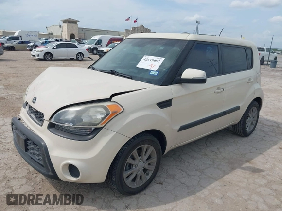 2013 Kia Soul + with VIN KNDJT2A63D7547139, listed as a IAAI auction lot 42119987 with 89,363 mi miles and . Bid and sale history available at DreamBid. Image 2.