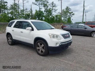 2012 GMC Acadia SLT1 with VIN 1GKKVREDXCJ118232, listed as a IAAI auction lot 42102970 with 186,640 mi miles. Bid and sale history available at carsss.com. Image 1.