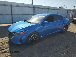 2024 Nissan Sentra SV z VIN 3N1AB8CV5RY227002, wystawiony jako Copart lot #51538885 z przebiegiem 51 008 mil mil oraz Szkoda całkowita • Salvage title. Historia ofert i sprzedaży dostępna na DreamBid. Obrazek 1.