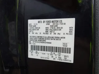 2013 Ford F-150 XL with VIN 1FTFX1CF9DKG19444, listed as a IAAI auction lot 41460656 with 186,309 mi miles. Bid and sale history available at carsss.com. Image 9.
