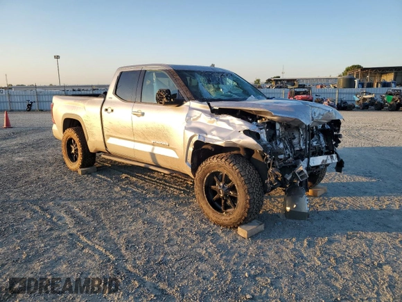 2023 Toyota Tundra 2WD SR5 with VIN 5TFLA5AA1PX020306, listed as a Copart auction lot 70148294 with 23,304 mi miles and Salvage Title. Bid and sale history available at carsss.com. Image 4.