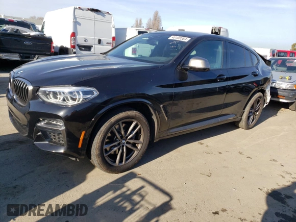 2020 BMW X4 M40i with VIN 5UX2V5C01L9B33905, listed as a Copart auction lot 40108583 with 26,196 mi miles. Bid and sale history available at carsss.com. Image 1.