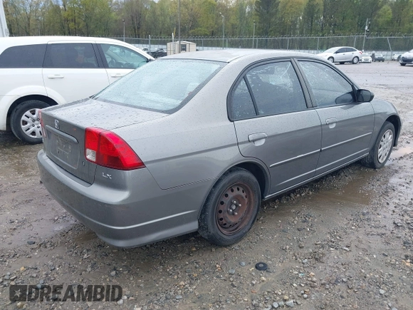 2004 Honda Civic LX z VIN 2HGES16614H624331, wystawiony jako IAAI lot #41928873 z przebiegiem 226 258 mil mil oraz . Historia ofert i sprzedaży dostępna na DreamBid. Obrazek 4.