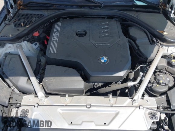 2022 BMW 4 Series 430i with VIN WBA53AP04NCJ83883, listed as a IAAI auction lot 40407741 with Not Provided miles and . Bid and sale history available at carsss.com. Image 10.