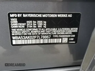2023 BMW 2 Series 228i with VIN WBA53AK02P7L78867, listed as a Copart auction lot 70215863 with 6,092 mi miles. Bid and sale history available at carsss.com. Image 12.