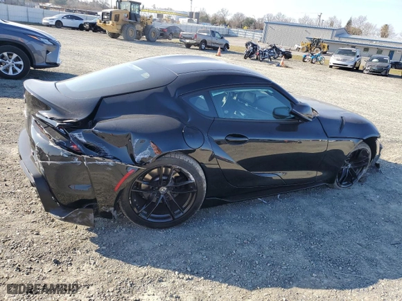 2020 Toyota GR Supra 3.0 with VIN WZ1DB4C0XLW025666, listed as a Copart auction lot 87545075 with 18,840 mi miles and Salvage Title. Bid and sale history available at carsss.com. Image 3.