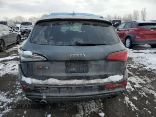 2017 Audi SQ5 Premium Plus with VIN WA1CCAFP5HA010506, listed as a Copart auction lot 83623964 with 0 mi miles and Salvage Title. Bid and sale history available at carsss.com. Image 6.