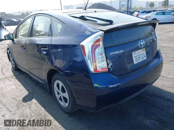 2014 Toyota Prius Four with VIN JTDKN3DU5E1749371, listed as a IAAI auction lot 42018410 with 115,395 mi miles. Bid and sale history available at carsss.com. Image 3.