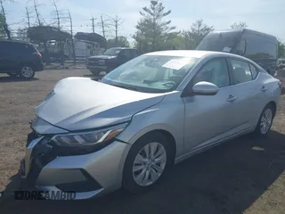 2020 Nissan Sentra S with VIN 3N1AB8BV6LY258378, listed as a IAAI auction lot 42122488 with 94,033 mi miles. Bid and sale history available at carsss.com. Image 2.