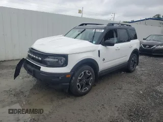 2023 Ford Bronco Sport Outer Banks z VIN 3FMCR9C68PRD71887, wystawiony jako Copart lot #61337695 z przebiegiem 28 508 mil mil oraz Szkoda całkowita • Salvage title. Historia ofert i sprzedaży dostępna na DreamBid. Obrazek 1.