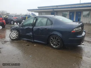 2005 Saab 9-3 with VIN YS3FD45Y751056175, listed as a Copart auction lot 52386235 with 211,414 mi miles and Salvage Title. Bid and sale history available at carsss.com. Image 2.