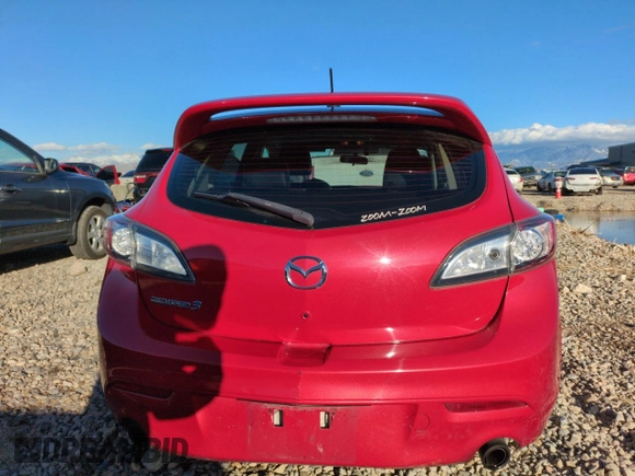 2012 Mazda 3 Mazdaspeed3 Touring with VIN JM1BL1L34C1521815, listed as a Copart auction lot 46152825 with 37,079 mi miles and Salvage Title. Bid and sale history available at DreamBid. Image 6.