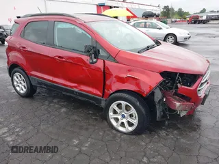 2020 Ford EcoSport SE z VIN MAJ6S3GL6LC356600, wystawiony jako IAAI lot #42121323 z przebiegiem 15 844 mil mil oraz . Historia ofert i sprzedaży dostępna na DreamBid. Obrazek 1.