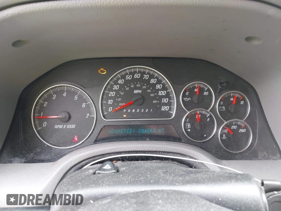 2007 GMC Envoy SLE z VIN 1GKDT13S472253627, wystawiony jako IAAI lot #42292399 z przebiegiem 204 263 mil mil oraz . Historia ofert i sprzedaży dostępna na DreamBid. Obrazek 7.