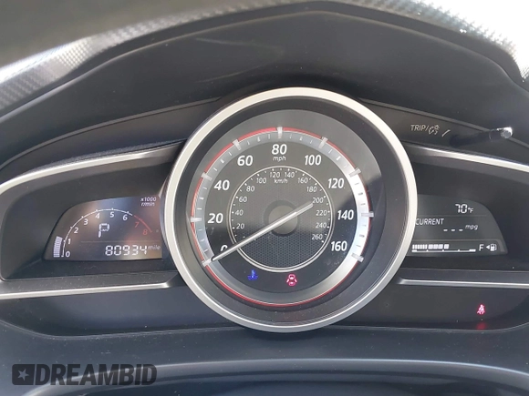 2015 Mazda 3 i Sport with VIN 3MZBM1K78FM185981, listed as a IAAI auction lot 42057365 with 80,934 mi miles and . Bid and sale history available at DreamBid. Image 7.