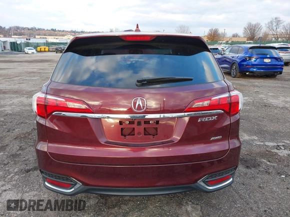 2017 Acura RDX w/Technology Pkg with VIN 5J8TB4H5XHL029032, listed as a IAAI auction lot 40982964 with 124,253 mi miles. Bid and sale history available at carsss.com. Image 15.