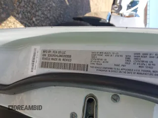 2022 Ram 2500 Tradesman z VIN 3C6UR5HL0NG202656, wystawiony jako IAAI lot #41975177 z przebiegiem 106 185 mil mil oraz . Historia ofert i sprzedaży dostępna na DreamBid. Obrazek 9.