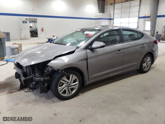 2020 Hyundai Elantra Value Edition with VIN KMHD84LF6LU905546, listed as a Copart auction lot 48979875 with 67,869 mi miles and Salvage Title. Bid and sale history available at carsss.com. Image 1.