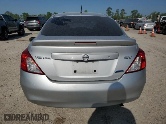 2014 Nissan Versa SV with VIN 3N1CN7AP1EL804775, listed as a Copart auction lot 52785995 with 108,094 mi miles and Salvage Title. Bid and sale history available at DreamBid. Image 6.