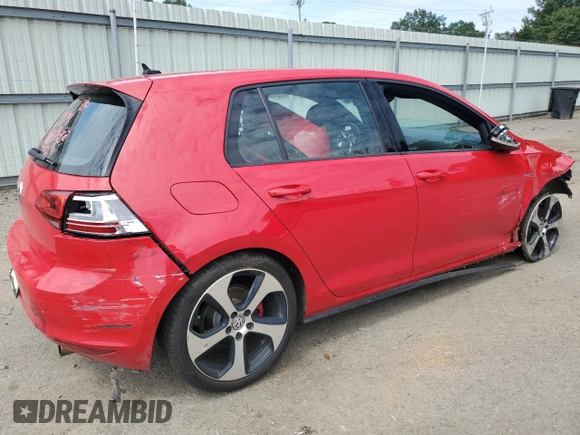 2015 Volkswagen Golf GTI S with VIN 3VW5T7AU9FM021195, listed as a Copart auction lot 66187644 with 61,334 mi miles and Salvage Title. Bid and sale history available at carsss.com. Image 3.