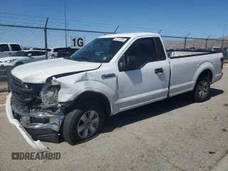 2019 Ford F-150 XL with VIN 1FTMF1CB3KKE81002, listed as a Copart auction lot 48743785 with 119,430 mi miles and Salvage Title. Bid and sale history available at carsss.com. Image 1.