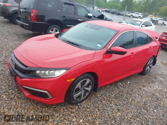 2020 Honda Civic LX with VIN 2HGFC2F60LH537283, listed as a IAAI auction lot 42200465 with 86,191 mi miles and . Bid and sale history available at DreamBid. Image 17.