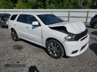 2019 Dodge Durango GT Plus with VIN 1C4RDHDG5KC549664, listed as a Copart auction lot 51383395 with 104,278 mi miles and Non Repairable. Bid and sale history available at carsss.com. Image 4.